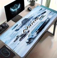 Customizable Name Fast and Furious Pattern Gaming Mouse Pad-Non Slip Rubber Base,Perfect Gamers,Esports,Ideal Gift Gaming Enthusiasts 40cmx90cm