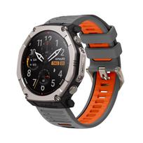 Original 1:1 Silicone Band For Amazfit T-rex Ultra 2 Outdoor Sport Replacement bracelet correa Amazfit T-rex Ultra 2 Watch Strap T-rex Ultra 2 black