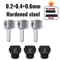 Hotend Kit For Bambu lab A2L One-Pieace Hardened Steel Nozzle All in One Hotend 0.2/0.4/0.6/0.8mm For BAMBOO A2L 3D Printer Part For A1 A1MINI