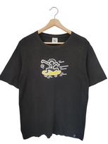 Vintage 90s Keith Haring POP SHOP haring USA skateboarding vintage haring pop art scene graphic black Large size haring skates for life 4XL black