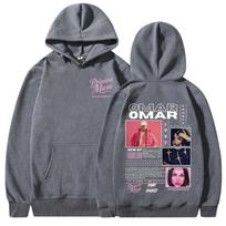 Omar Courtz Primera Musa Albumo Turo Prekės Su Gobtuvu Vyriški Moteriški Mados Gobtuviniai Marškinėliai Hip Hop Dydeli Megztiniai Streetwear S