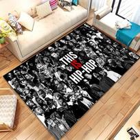 Rap God Slim Shady Eminem Hiphop Soft Non-Slip Large Area Rug for Living Room,Bedroom Playroom Carpet Mat for Sofa,Home Decor 40cmx60cm gray