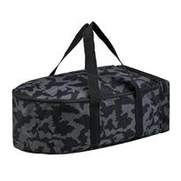 Didelės talpos masalinės valties nešiojimo krepšys Kamo masalinės valties rankinė Žvejybos reikmenys Black Camouflage