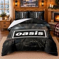 Printed 3Pcs Bedding Set Oasis Pattern Bed Sheet Pillowcase For Bedroom Decor 140cmx200cm