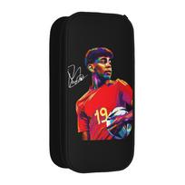 Lamine Y-Yamal Pencil Case Fashion  Number 19 Football Pen Box Bag Girls Boys Big Capacity Students School Gift Pencilcases 21x10.5x5cm