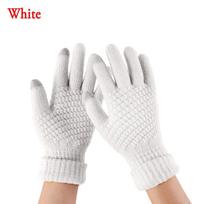 Woolen Winter warm mittens full finger Women gloves touch screen knitted wool balta