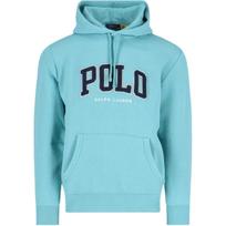 Polo Ralph Lauren Logo Flocked Drawstring Hoodie 710959017-007 XXL blue