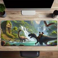 pc Dinosaur Large Mouse Pad computer mat Desk Mat keyboard mat Office Gaming Table Mat 30x80x0.2cm
