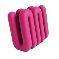 PLA Wavy Laptop Stand Ergonomic Desk Organizer Table File Rack  Educational Supplies 7 pink