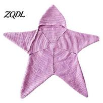 Newborn Winter Knitwear Star Knit Baby Sleep Sack, Christmas Swaddle with Hood, Costume Soft Wool Yarn Romper for 0-3 Months, Holiday Photo pink