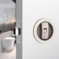 Zinc Alloy Sliding Privacy Lock Versatile Keyless Lock Premium Pocket Door Lock  Home 1