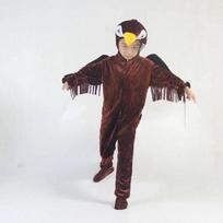 Vaikams Suaugusiems Gyvūnas Paukštis Kuosa Papūga Kregždė Erelis Genys Cosplay Karnavalinis Kostiumas Kombinezonas Kostiumai Dovanų Rinkinys Helovinas 90 brown