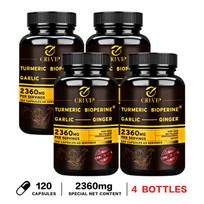 Grevip 4-in-1 Curcumin Complex Capsules – Supports Immune Health 120*4