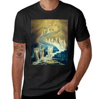 William Blake Jacob's Ladder T-Shirt Aesthetic clothing Blouse aesthetic clothes t shirts for men graphic L beige