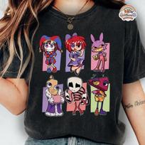 The Amazing Digital Circus Shirt, Digital Circus Sweatshirt,Jax Pomni Gangle Rag XXXXL brown