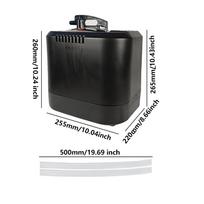 Portable Sauna Steamer Large Capacity Temperature Adjustment Steam Generator Black