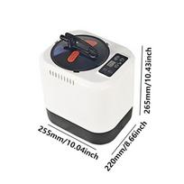 Portable Sauna Steamer Large Capacity Temperature Adjustment Steam Generator Black