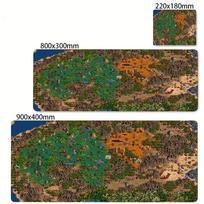 Heroes of Might and Magic 3 Map Art Mouse Pad XXL Rubber Non-slip Mousepad Keyboard Pads Gaming Accessories Mouse Mat 900x400mm 300x600x2mm