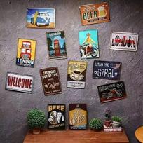 Retro Revolver Metal Sign for Man Cave  Vintage 45 Colt Western Decor Wall Art 30X40CM