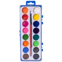 Children Semi-Dry Solid Watercolor Paint Set Multicolor Colors Cake Paints with Brush And Portable Box Kit