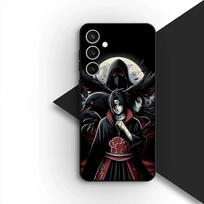 Itachi Uchiha Pain Narutos Akatsuki telefono dėklas, skirtas Samsung Galaxy S25 Edge S26 S24 FE Ultra Plus A08 A18 S25+ S23+ A56 5G Galaxy A18