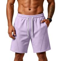 Men's Lightweight Athletic Shorts with Pockets - Breathable Loose Fit for Gym, Training, Beach and Casual L gray