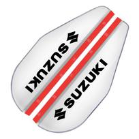 2 vnt. automobilio galinio vaizdo šoninio veidrodėlio lietaus apsauga antakių apsauga nuo saulės, skirta Suzuki Swift Grand Vitara Jimny SX4 Alto AX100 Liana Gsxr red