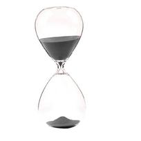 Nordic Hourglass Timer Delicate Sand Timer Tea Timers Hour Glass  Birthday black-5min