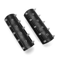 Medieval Wrist Guard Punk Medieval Cosplay Halloween for Mancho Men for Dressing Up at Parties and Festivities gray