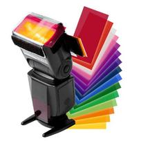 12 vnt. Universali Blykstės Spalvos Kortelė Difuzorius Apšvietimo Gelis Filtravimo Elementas Kameros Speedlite 12 colors