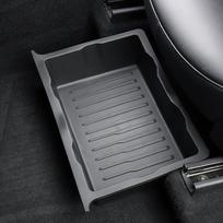 Tpe Under Seat Storage Box For Model Y 2017-2024 Center Console Organizer Bins Front Backseat Bag Trash Tray Accessories onesize gray