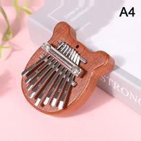 8 klavišų mini medinis kalimba, aukštos kokybės išskirtinis pirštų nykščio pianinas, marimba, muzikinis geras aksesuaras, kalėdinė dovana A4