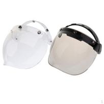 2Pcs 3 Bubble Wind Shield Visor for Gringo white