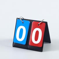 Professional Dual-Color Flip Scoreboard for Football, Basketball, Volleyball Red and Blue Two-Digit Scoreboard blue