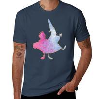 Watercolor Silhouette The Sword In The Stone Merlin And Madam Mim Tshirt Breathable Lightweight Summer Top S brown