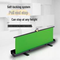 Portable Pull-Up Green Screen Photography Backdrop white