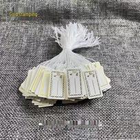 In-Stock White Cardboard Hang Tags with Cotton String for Jewelry - Free Shipping Green Round Head 2.2x3.5cm 100 sets gray