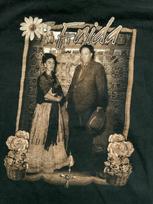Vintage Frida Kahlo Diego Rivera Mexican Latin Art Artists Graphic S/S T-Shirt L XXXXL gray