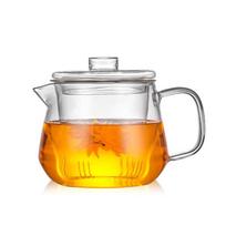 450ml 650ML Penguin Shape Glass Teapot with Infuser Chinese Tea Ceremony Tea Kettle Kung Fu Tea set Tea Maker gray