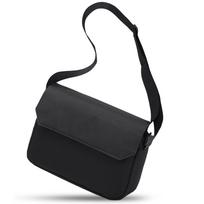 Flechazo Men's Shoulder Bag, RFID-Proof, Waterproof, with Water-Resistant Zipper, Lightweight Security Pouch, Small, Perfect for Commuting, Business black