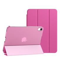 Smart Cases For iPad Mini 6 7th Generation ( A17Pro) Slim Stand Hard Back Shell with Auto Wake/Sleep Mini 4 5 Gen Table Covers iPad mini4 rožinė