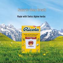 Ricola Žolelių pastilės be cukraus gerklei 40g gray