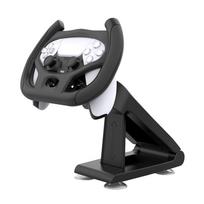 For Sony Playstation 5 Multi Axis Steering Wheel Races Gaming Handle Holder For PS5 Car Games Professional Handle Controller A gray