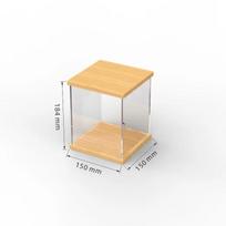 Transparent Acrylic Figures Display Cabinet Car Model Display Cabinet Household Transparent Blind Boxes Toy Storage Boxes white