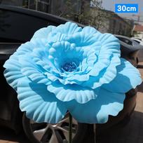 30/40cm Dirbtinė bijūno vestuvių vakarėlio didelė gėlių parodos rekvizitai „Pasidaryk pats“ netikros gėlės Vestuvių lango fono sienos dekoracija blue 30cm