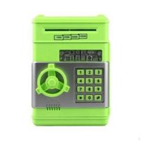 ATM Piggy Bank SecureLook with Keypad Realistic Electronic Dial for Kids, Children, Green