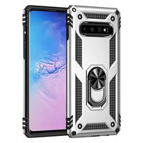 Skirtas Samsung Galaxy S8 S9 S10 Plus Case Armor Magnetinis žiedo laikiklis Kickstand telefono dėklas, skirtas Samsung S7 S10E Note 8 9 galinis dangtelis For Galaxy Note 9 blue
