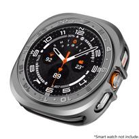 Skirta Samsung Galaxy Watch Ultra 2025 47mm dėklas Metalinis dėklas Priedai Kietas rėmelis Metalinis dėklas Samsung Galaxy Watch 7 Ultra 47mm Galaxy Ultra 7 47mm black