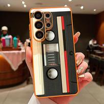 Retro Game Boy Camera Print Case For Samsung S26 S25 Ultra S24 Plus S23 FE S22 Ultra A55 A56 A17 A37 A57 5G Skin Feel Magnetic Phone Cover Samsung A36 5G