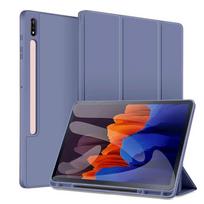 Dėklas Samsung Galaxy Tab S6 10.5 su miego/budinimo funkcija Galaxy Tab S7 S8 11 S10 S9 FE 10.9 PLUS 12.4 13.1 Laikiklis rašikliui Funda S6 10.5 T860 T865 gray